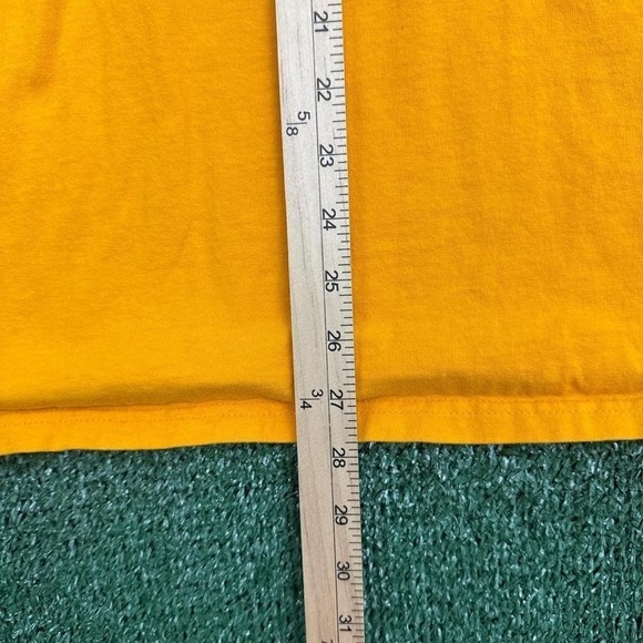 2000s Ken Seth DeWalt Racing NASCAR Promo yellow cotton t-shirt tees - Picture 5 of 5